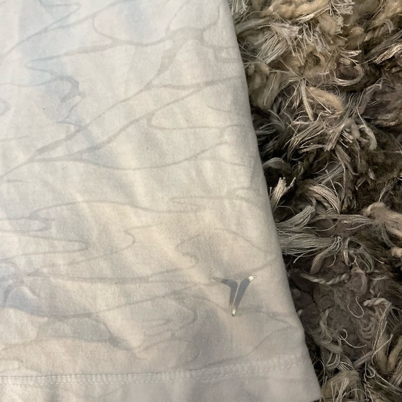 White and Gray Activewear Sleeveless Tank Top with Racerback - Picture 5 of 9